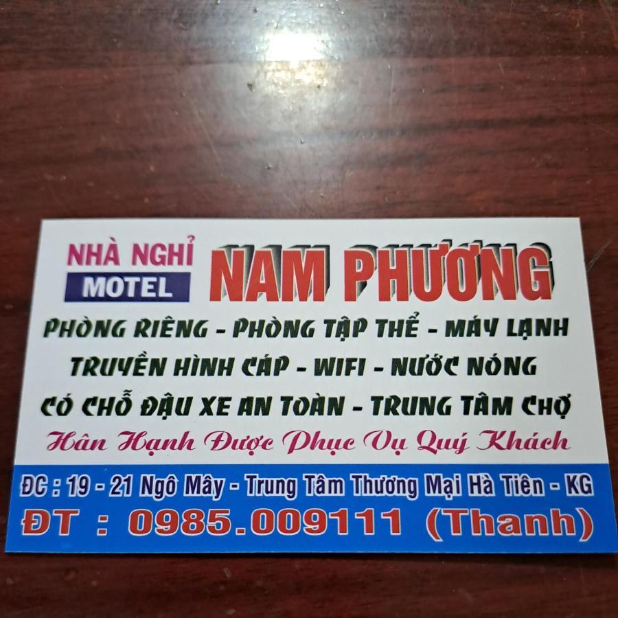 Nha Nghi Nam Phuong Bed and Breakfast Hà Tiên Exterior foto
